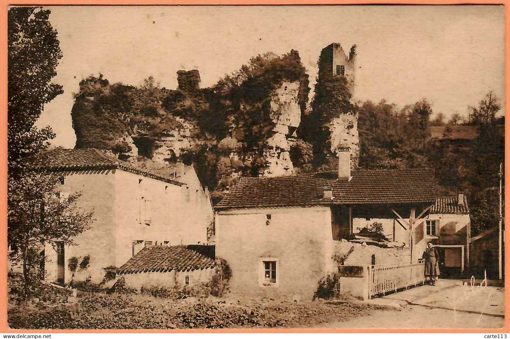 47 - B33772CPSM - CUZORN - Le Rocher - Très Bon état - LOT-ET-GARONNE - Andere & Zonder Classificatie