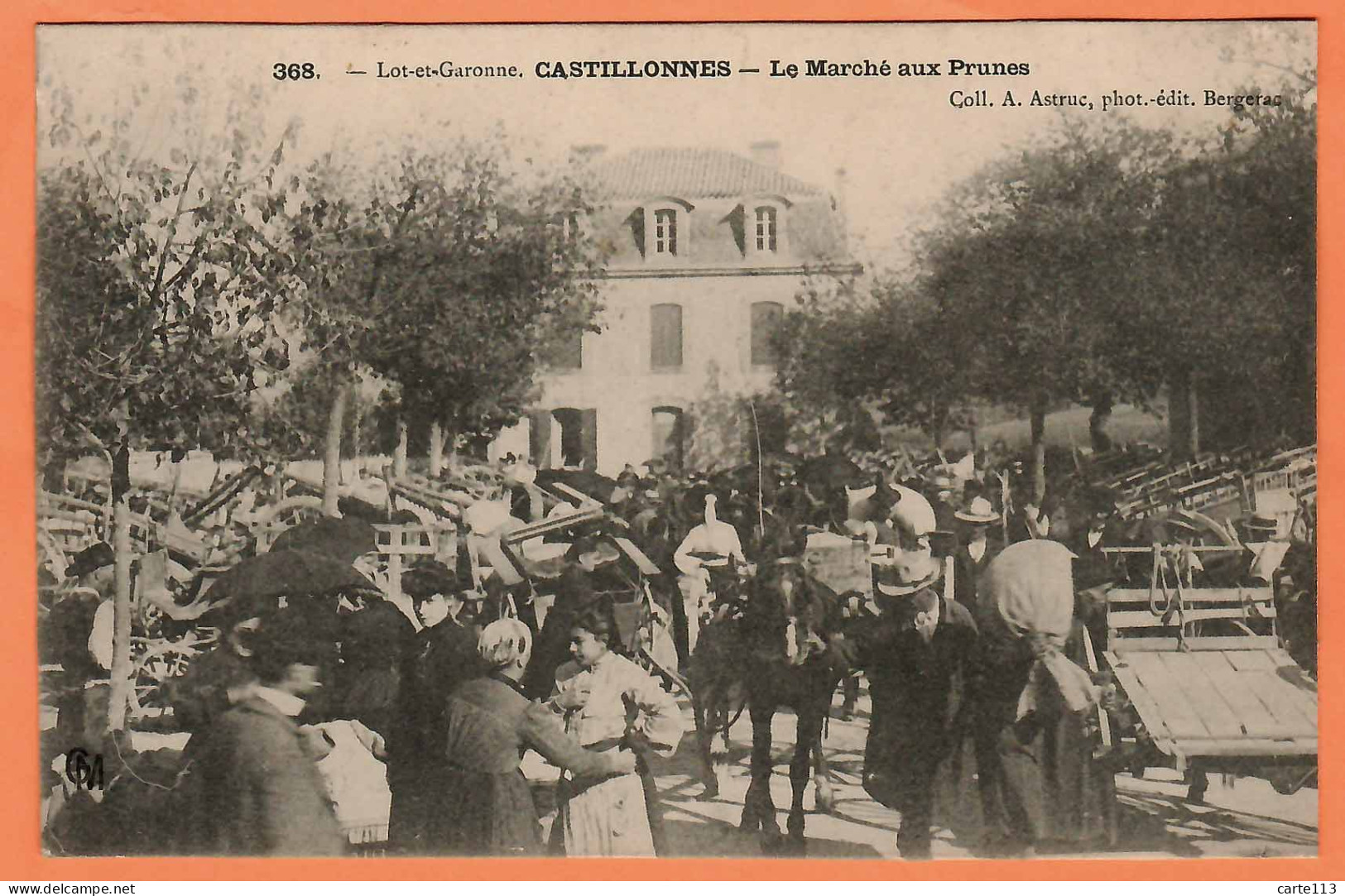 47 - B33769CPA - CASTILLONNES - Le Marché Aux Prunes - Très Bon état - LOT-ET-GARONNE - Andere & Zonder Classificatie