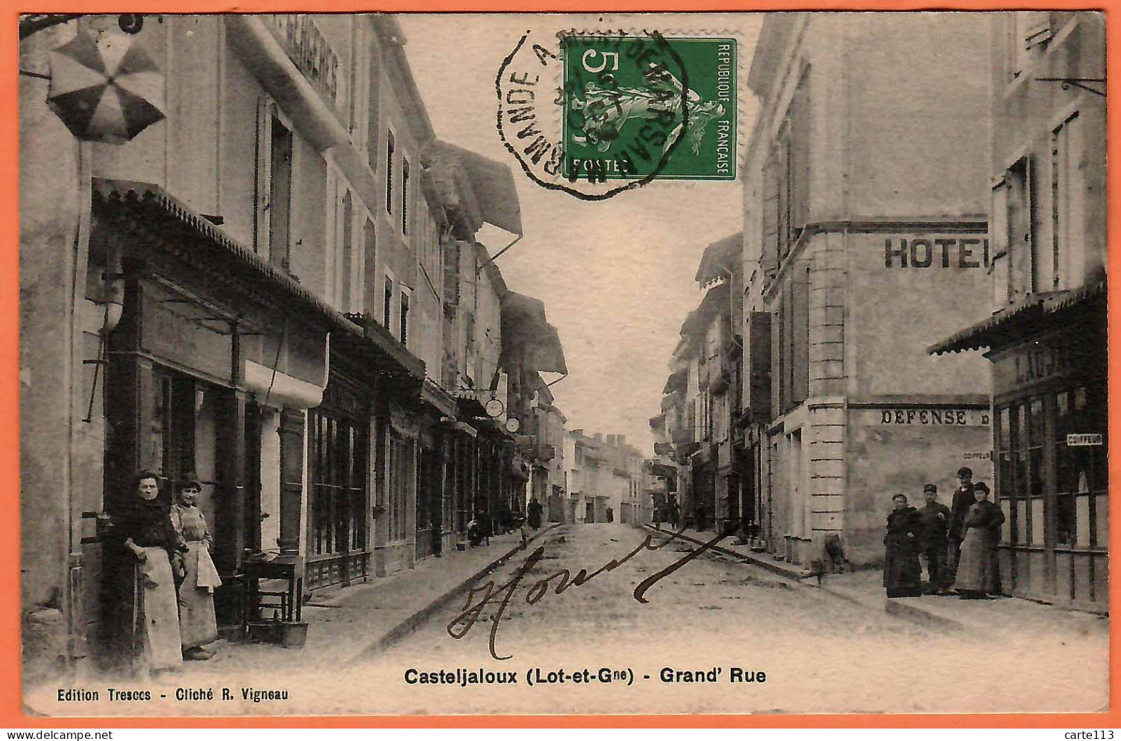 47 - B33771CPA - CASTELJALOUX - Grand'rue - Très Bon état - LOT-ET-GARONNE - Casteljaloux