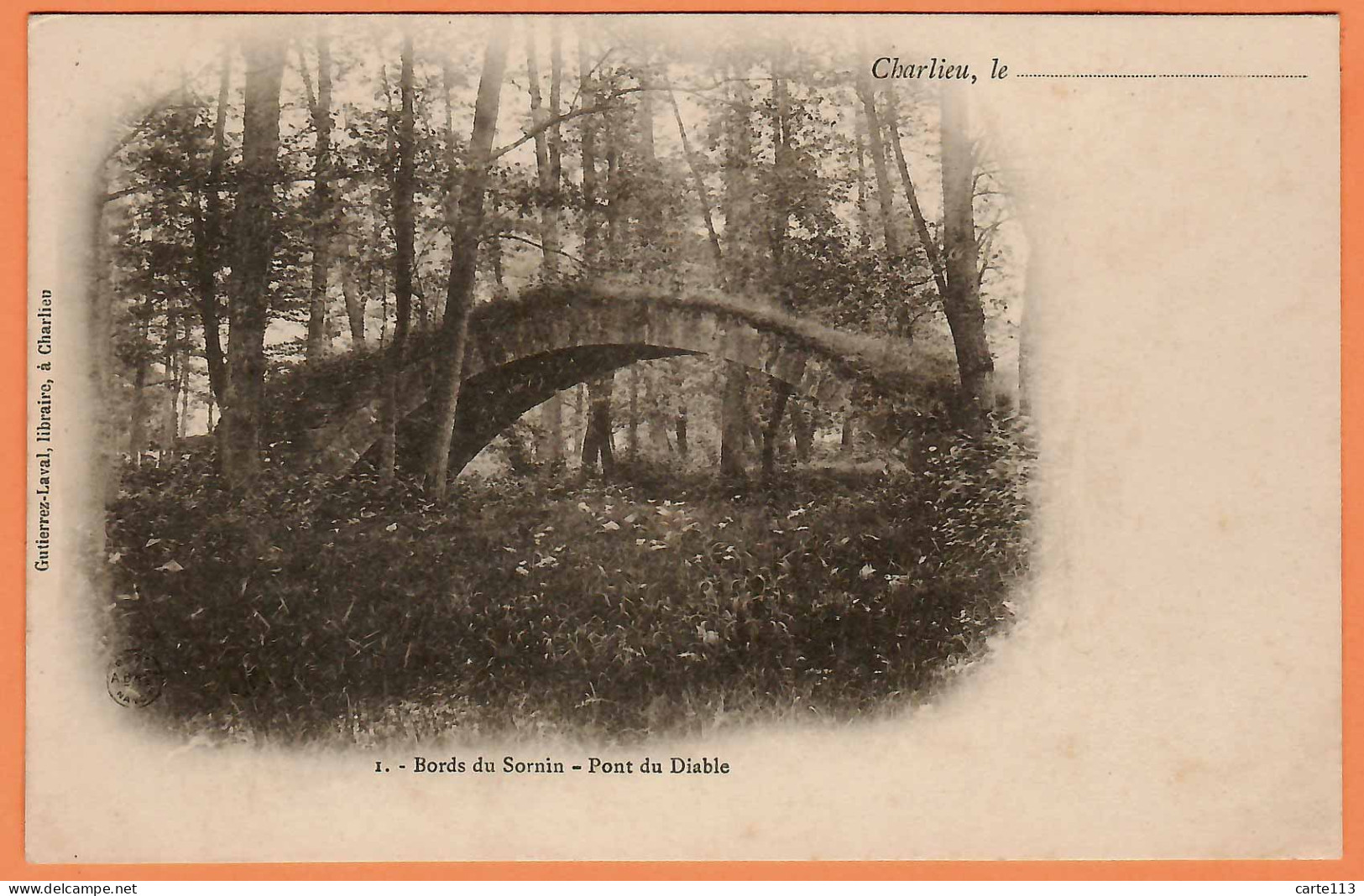 42 - B33763CPA - CHARLIEU - Pont Du Diable - Bords Du Sornin - Pionnière, Précurseur - Très Bon état - LOIRE - Charlieu