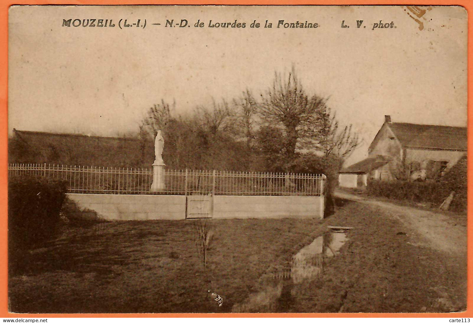 44 - B33731CPA - MOUZEIL - N.D. De Lourdes De La Fontaine - Bon état - LOIRE-ATLANTIQUE - Andere & Zonder Classificatie