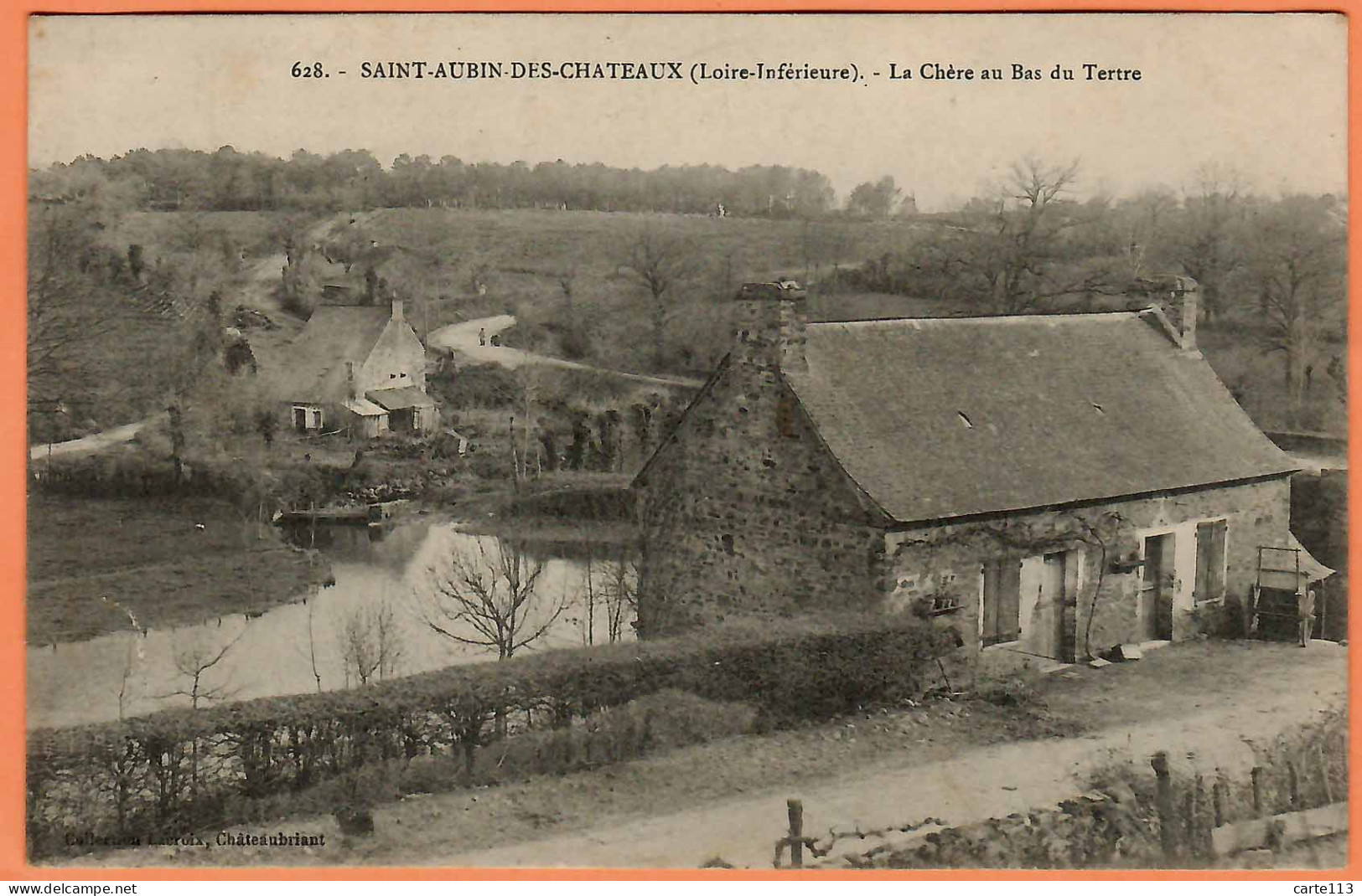 44 - B33730CPA - ST SAINT AUBIN DES CHATEAUX - La Chère Au Bas Du Tertre. - Assez Bon état - LOIRE-ATLANTIQUE - Andere & Zonder Classificatie