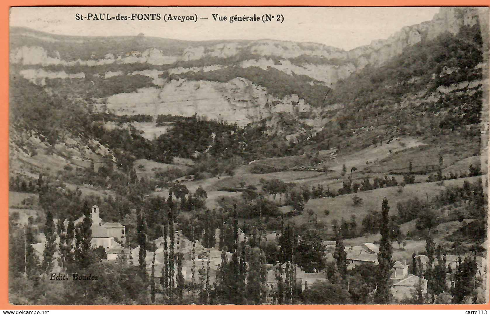 12 - B33725CPA - ST SAINT PAUL DES FONTS - Vue Generale (N°2) - Très Bon état - AVEYRON - Andere & Zonder Classificatie