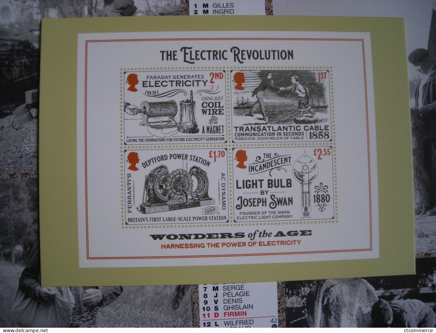 9 cartes postales, PHQ Industrial revolution, Révolution industrielle,