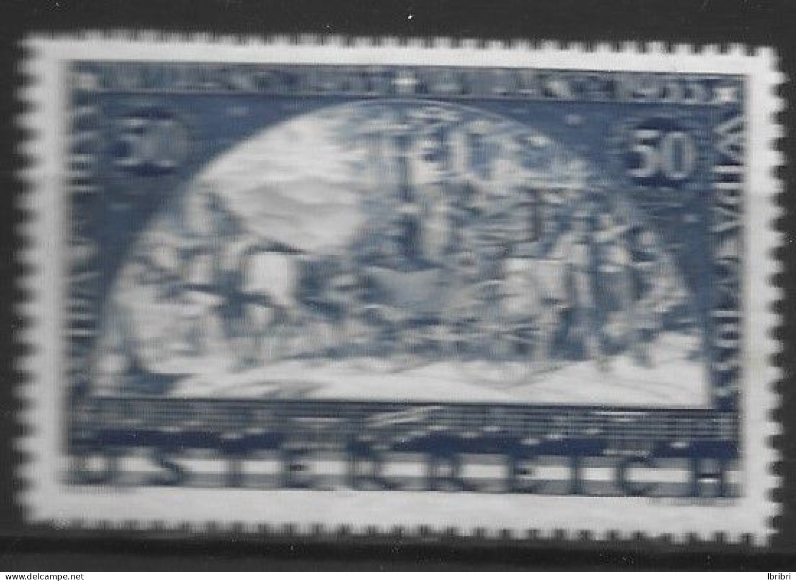 AUTRICHE N° 430 50G + 50G BLEU EXPOSITION PHILATELQIUE INTERNATIONALE DE VIENNE NEUF AVEC CHARNIERE PROPRES - Unused Stamps