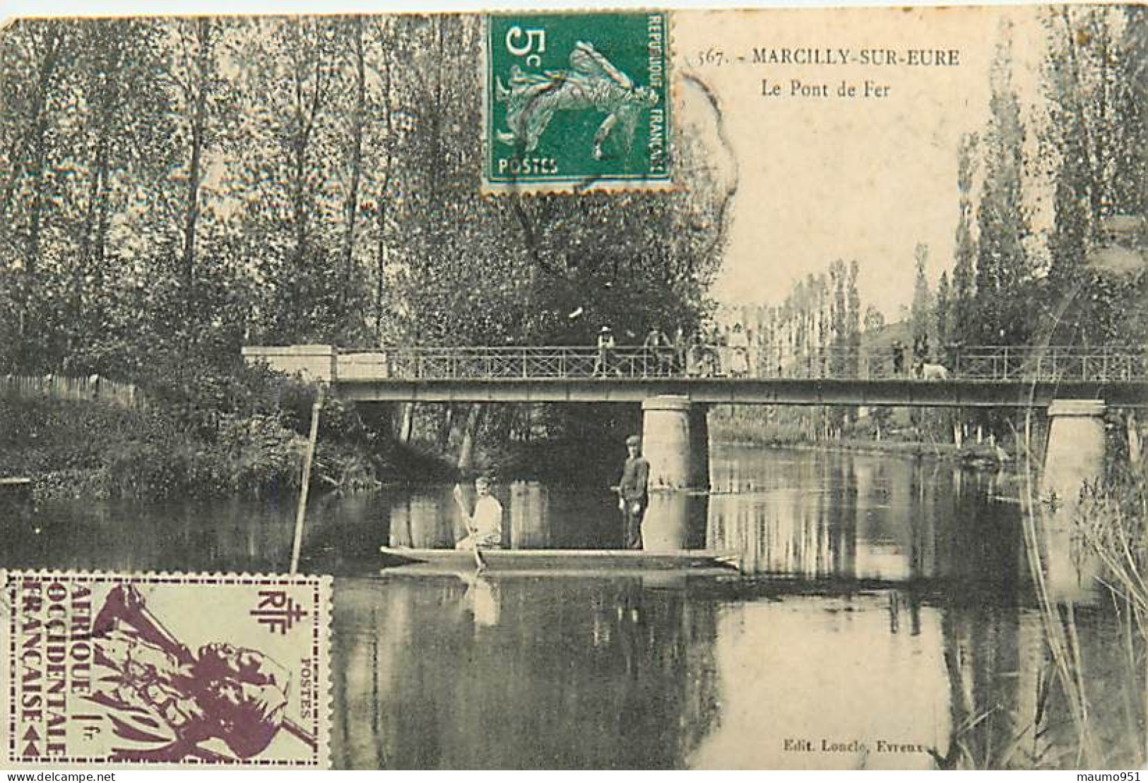 27 MARCILLY SUR EURE - LE PONT DE FER - Marcilly-sur-Eure