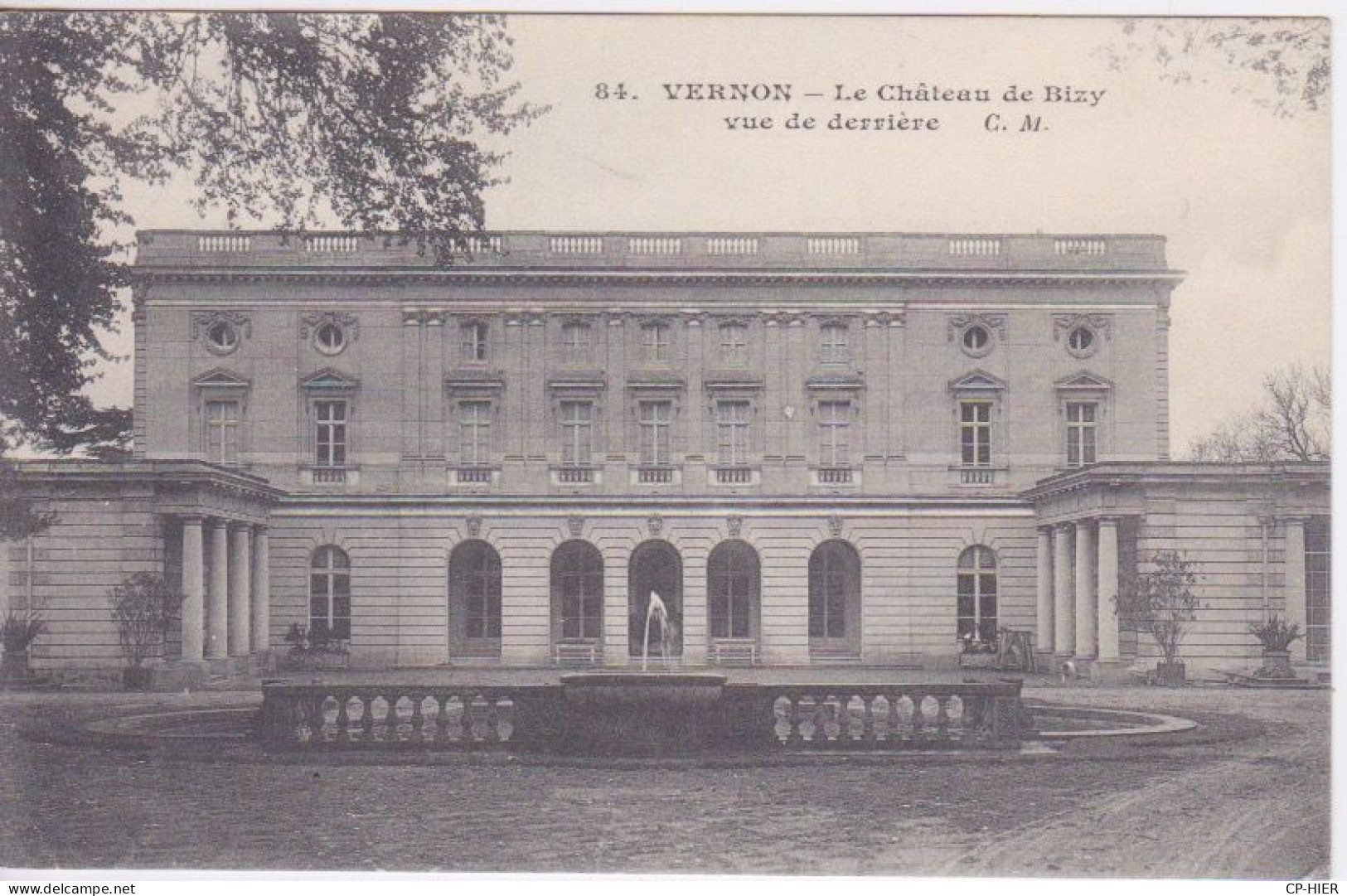 27 - EURE - VERNON - LE CHATEAU DE BIZY   - FACE ARRIERE - Vernon