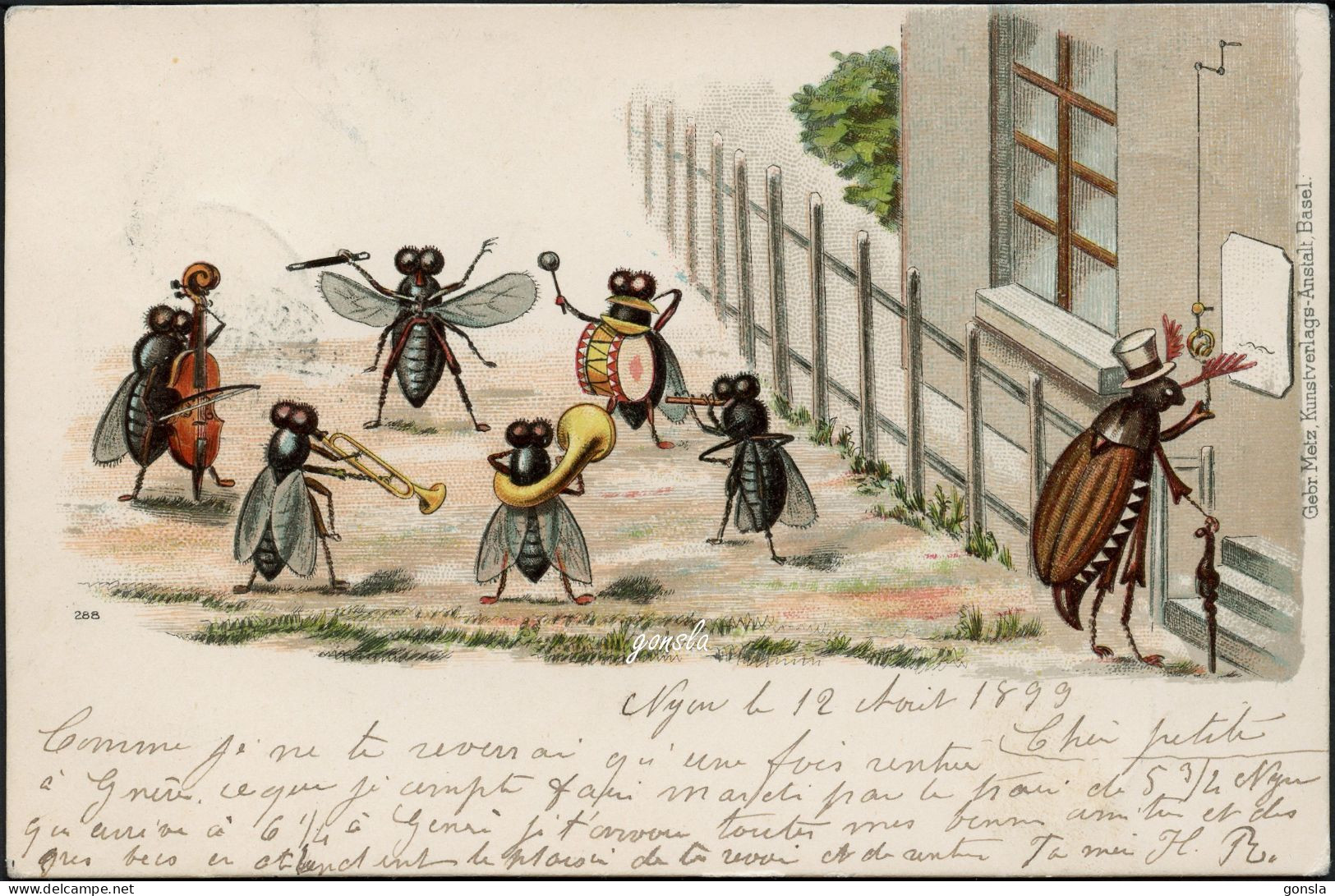 INSECTES MUSICIENS 1899 "Concerto" - Ante 1900