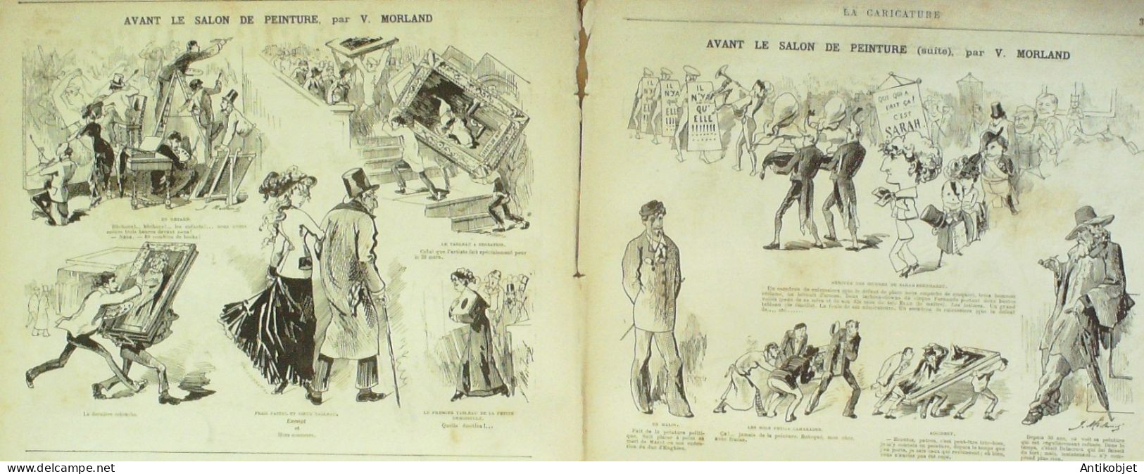 La Caricature 1880 N°  13 Jean De Nivelle Richard Wagner Robida Draner Morland Quidam - Magazines - Before 1900