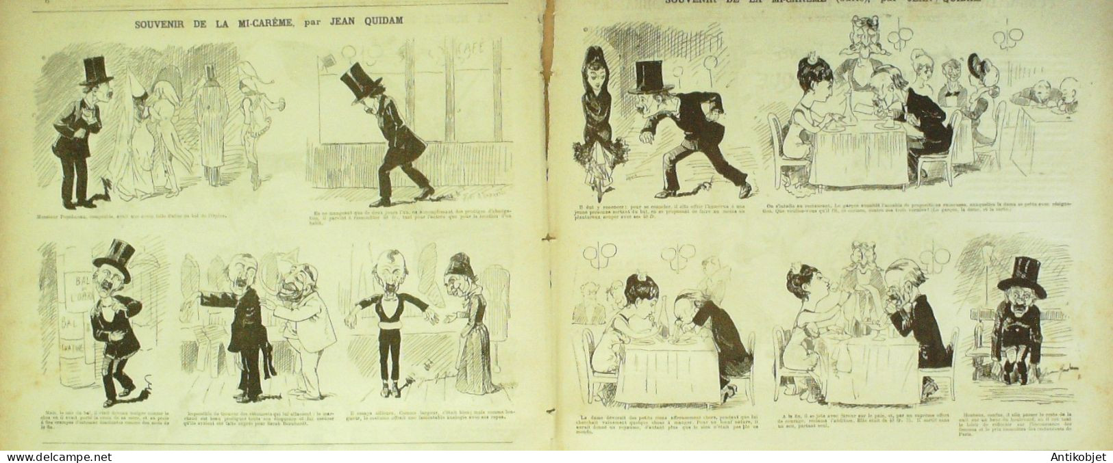 La Caricature 1880 N°  13 Jean De Nivelle Richard Wagner Robida Draner Morland Quidam - Zeitschriften - Vor 1900