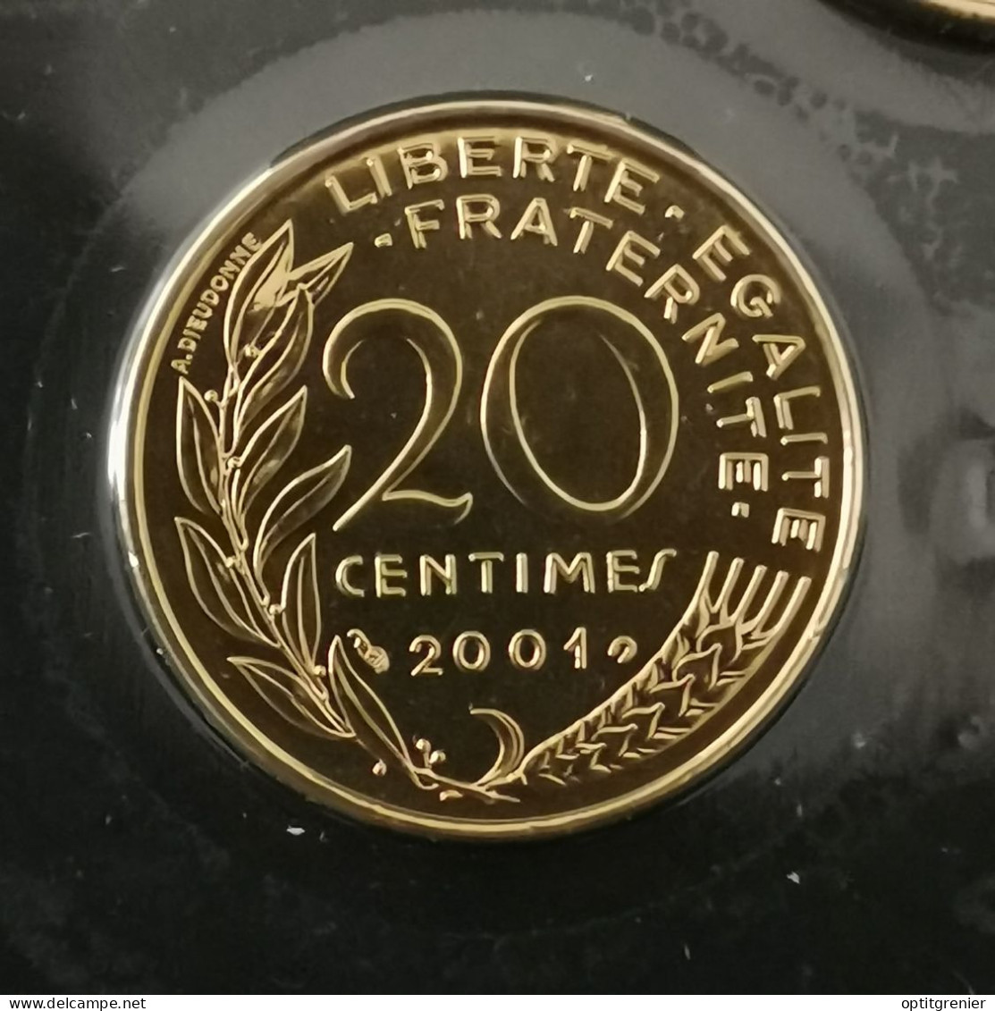20 CENTIMES MARIANNE 2001 BU SCELLEE ISSUE DU COFFRET / FRANCE - 20 Centimes