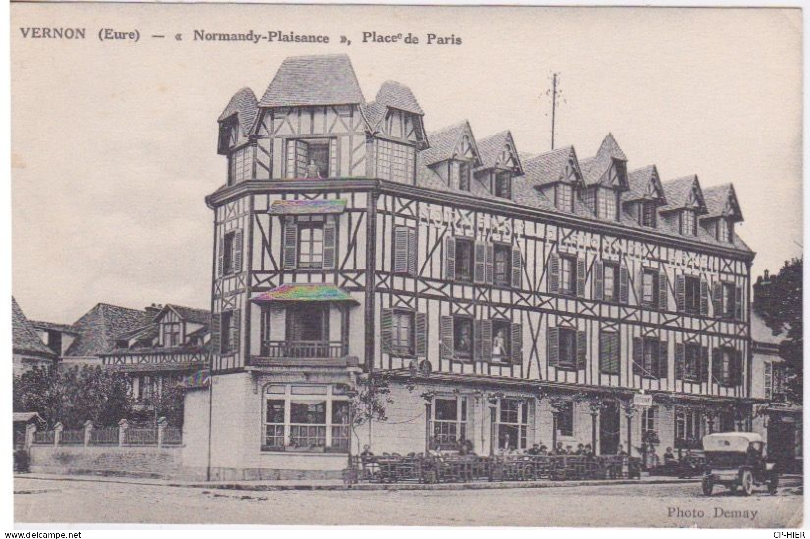 27 - EURE - VERNON - HOTEL RESTAURANT - LE NORMANDY-PLAISSANCE - PLACE DE PARIS - Vernon