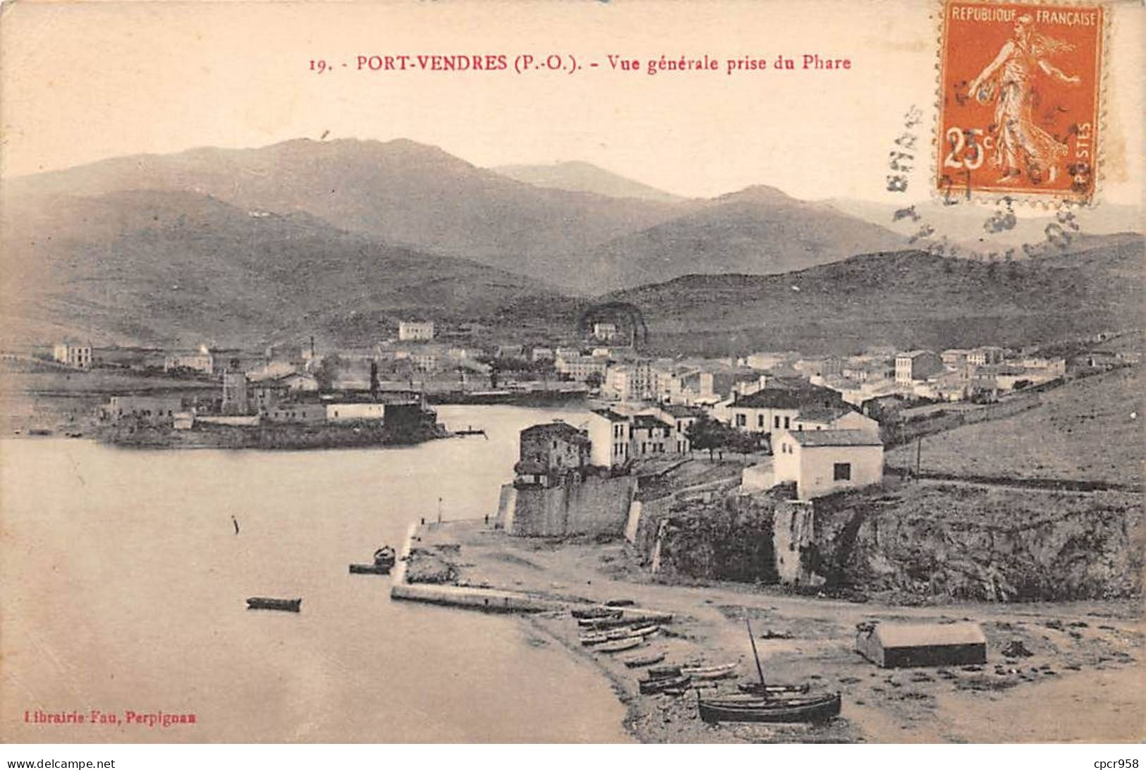 66 - PORT VENDRES - SAN51877 - Vue Générale Prise Du Phare - Port Vendres