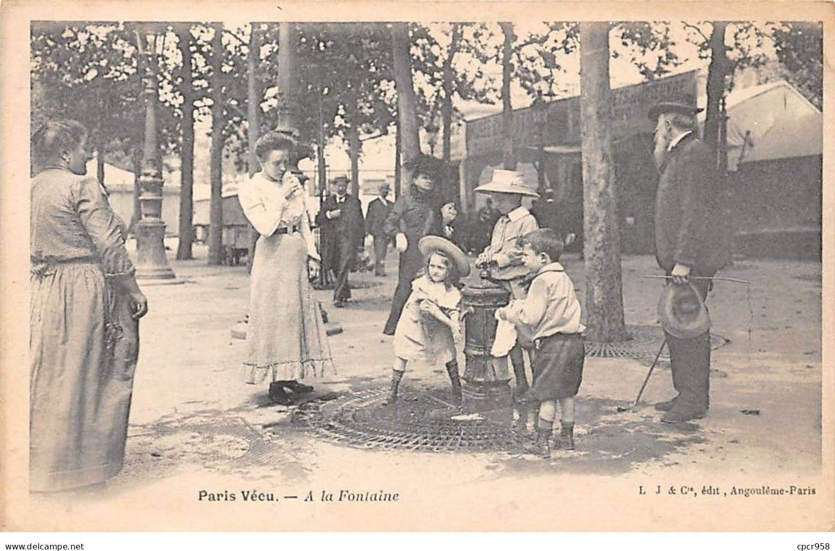 75 - PARIS - SAN51930 - Paris Vécu - A La Fontaine - Petits Métiers à Paris