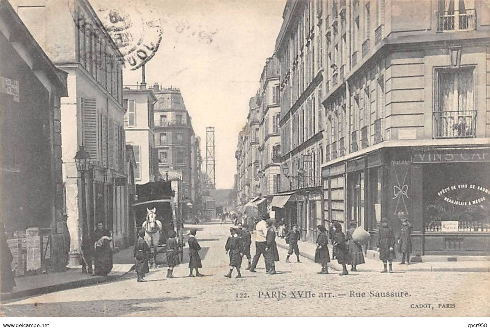 75017 - PARIS - SAN51954 - Rue Saussure - Arrondissement: 17