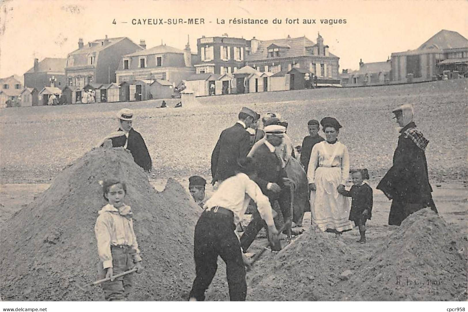 80 - CAYEUX SUR MER - SAN52045 - La Résistance Du Fort Aux Vagues - Cayeux Sur Mer