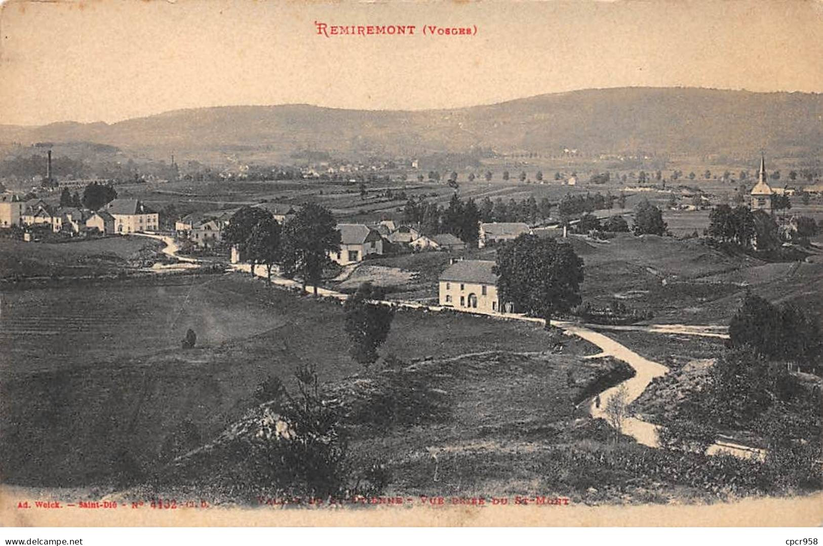 88 - REMIREMONT - SAN52108 - Vue Prise Du St Mort - Remiremont