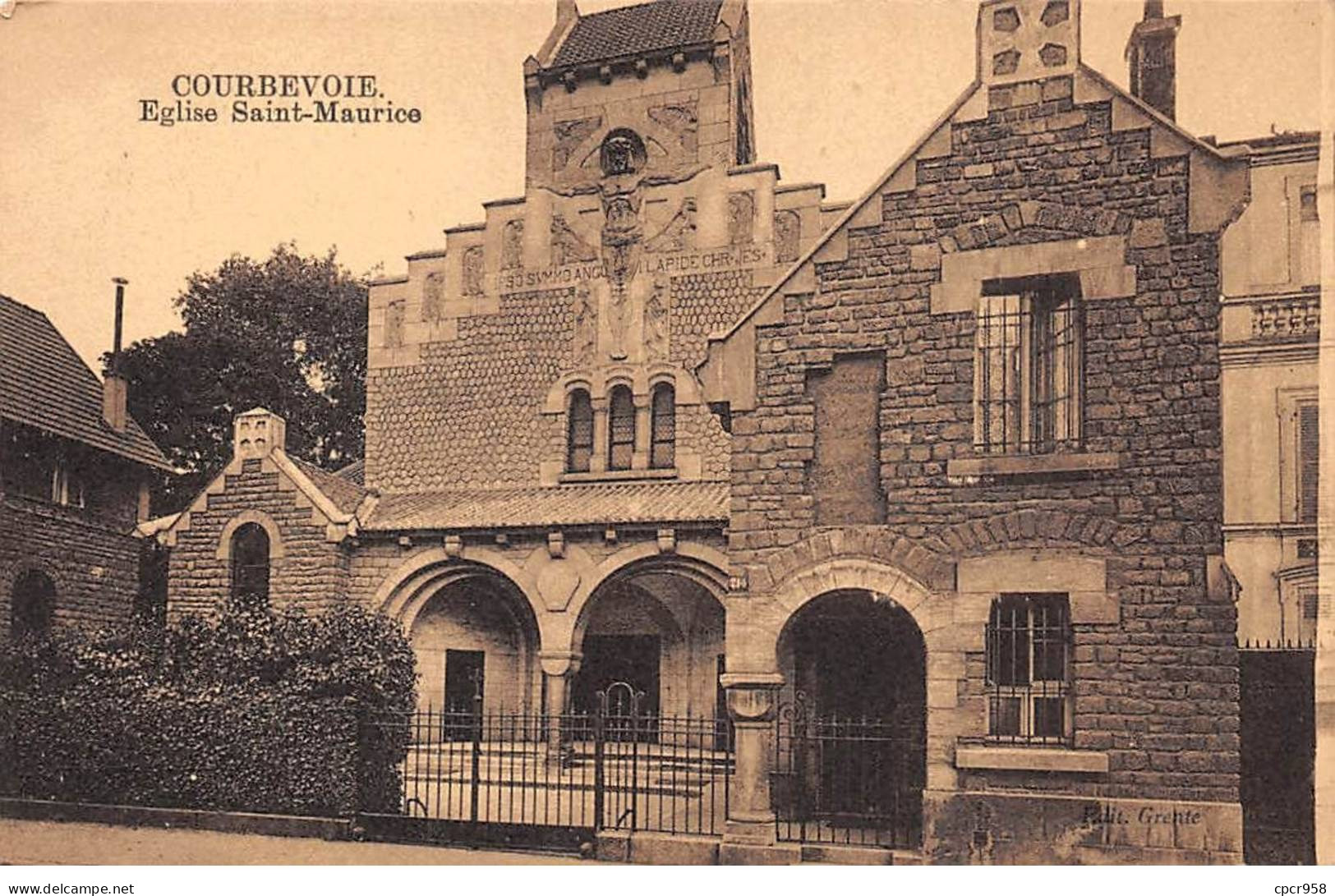 92 - COURBEVOIE - SAN52176 - Eglise Saint Maurice - Courbevoie