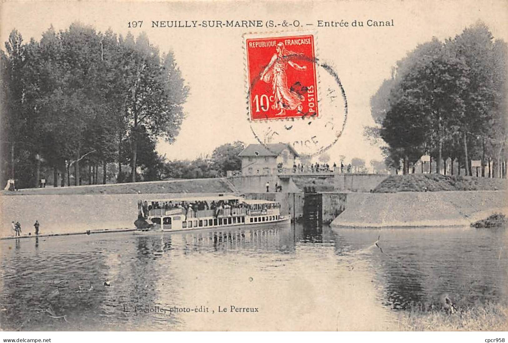 93 - NEUILLY SUR MARNE - SAN52216 - Entrée Du Canal - Neuilly Sur Marne