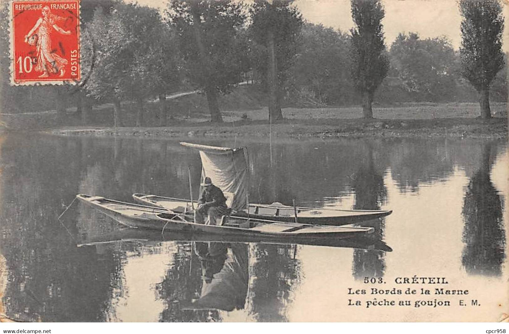 94 - CRETEIL - SAN52227 - Les Bords De La Marne - La Pêche Au Goujon - Creteil