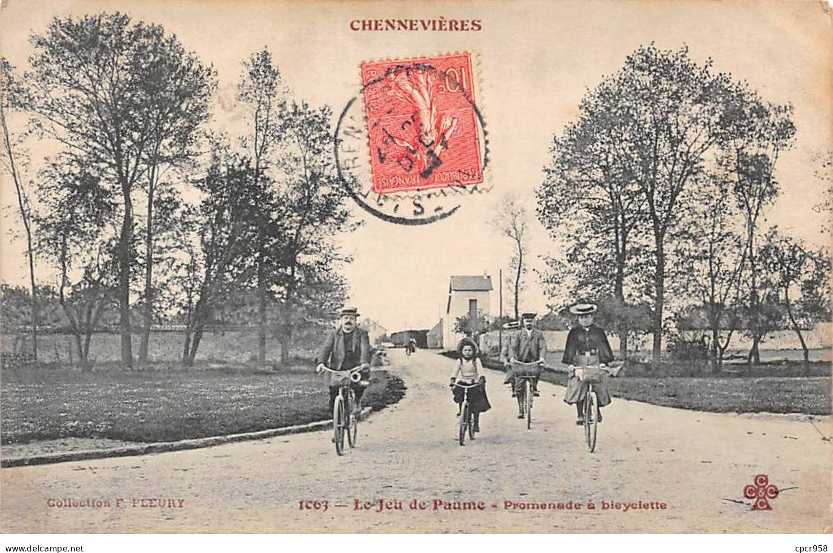 94 - CHENNEVIERES - SAN52236 - Promenade à Bicyclette - Chennevieres Sur Marne