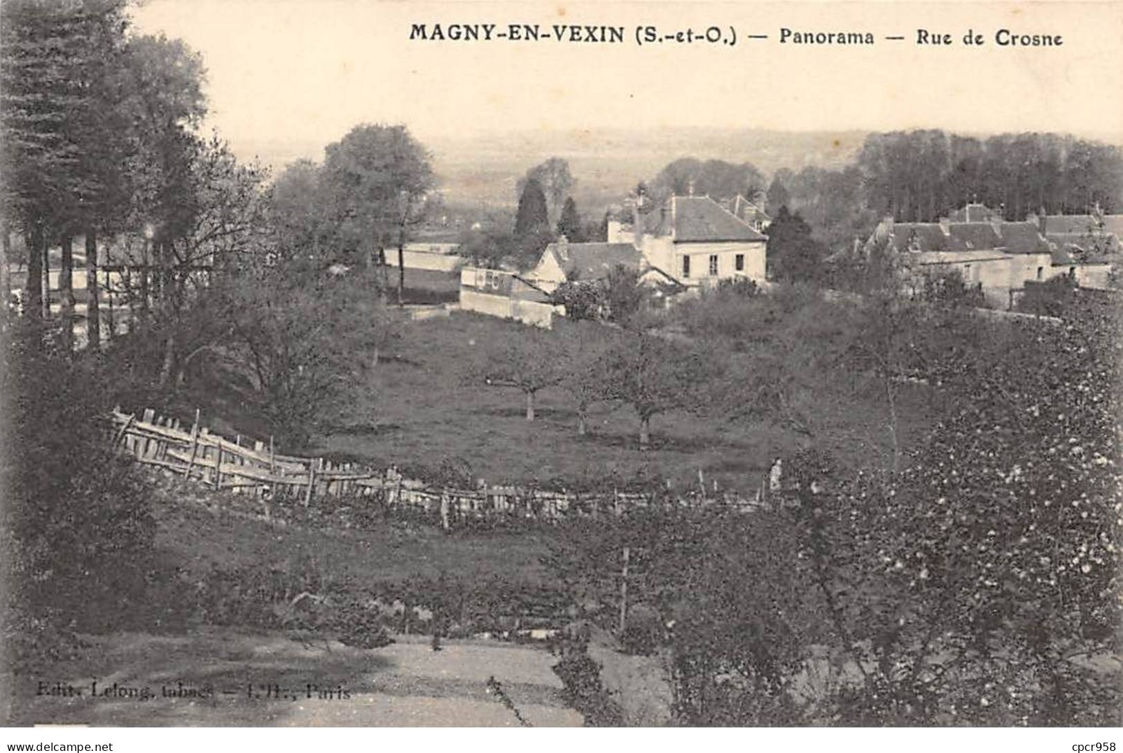 95 - MAGNY EN VEXIN - SAN52244 - Panorama - Rue De Crosne - Magny En Vexin