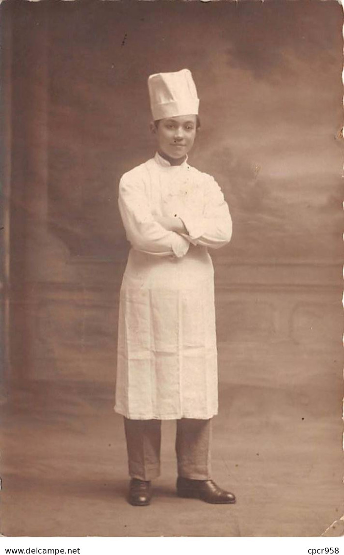 Métiers - N°84170 - Roger Villain En Tenue De Chef - Portrait D'Art Anthony's - Cuisine - Carte Photo - Other & Unclassified