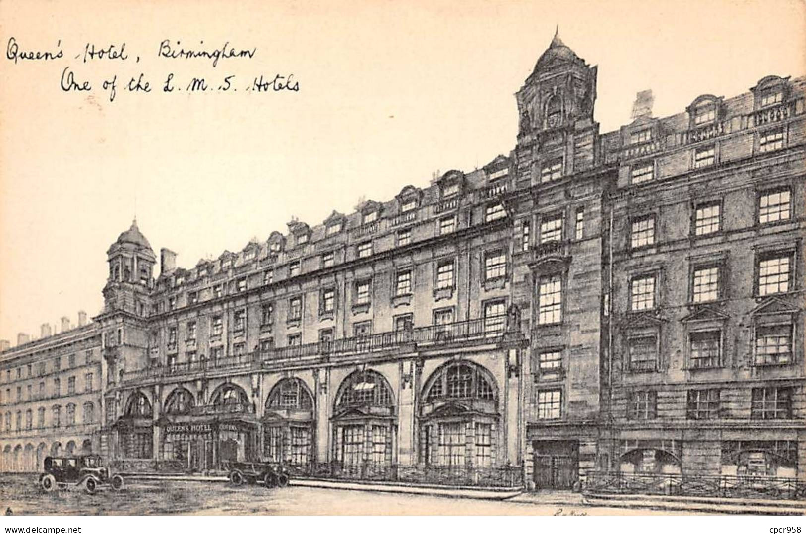 ANGLETERRE - SAN48492 - Queen's Hotel - Birningham - One Of The L.M.5 Hotels - Other & Unclassified