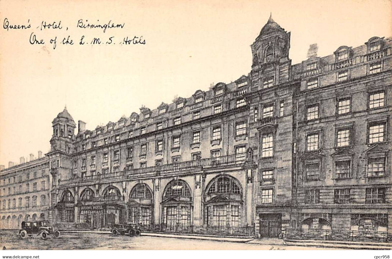 ANGLETERRE - SAN48492 - Queen's Hotel - Birningham - One Of The L.M.5 Hotels - Altri & Non Classificati