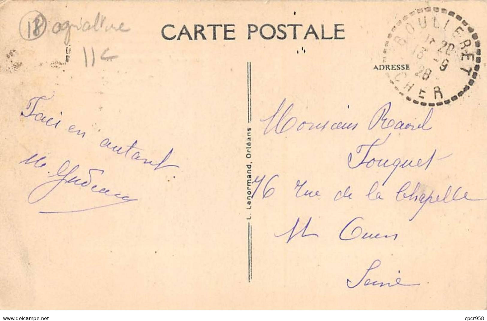 18 - LES BORDS DE LA LOIRE - SAN48703 - Les Vendanges - Agriculture - Autres & Non Classés