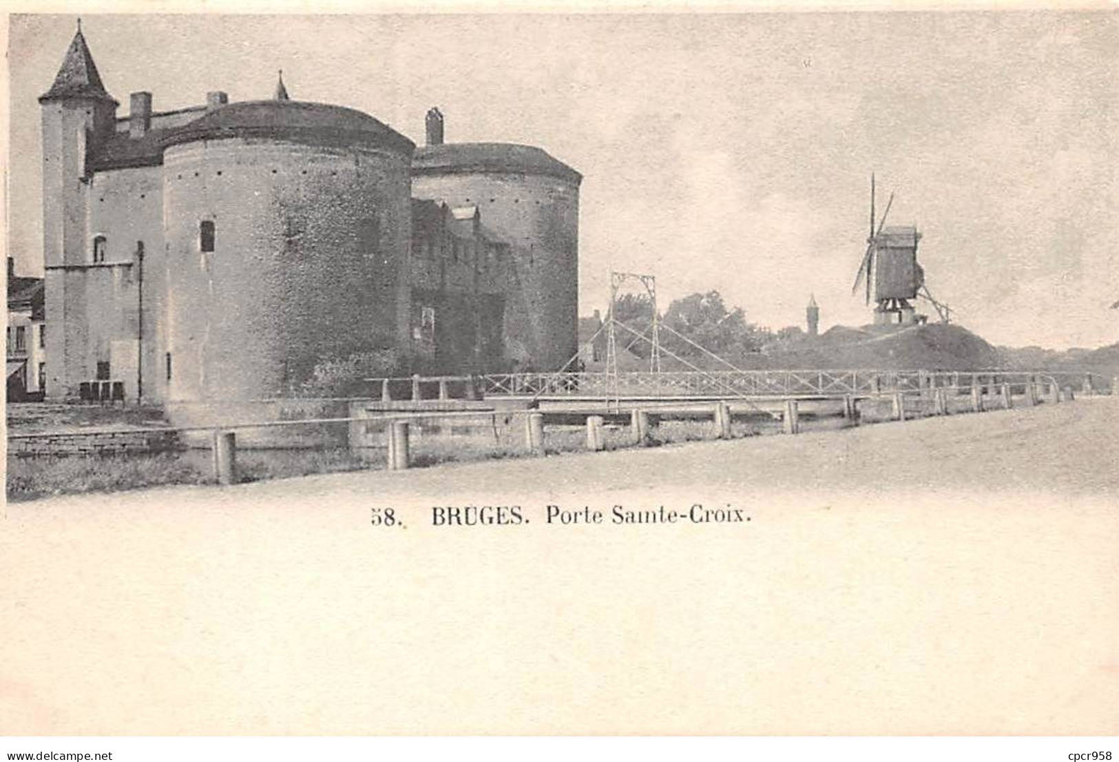 BELGIQUE - SAN49694 - Bruges - Porte Sainte Croix - Moulin - Brugge