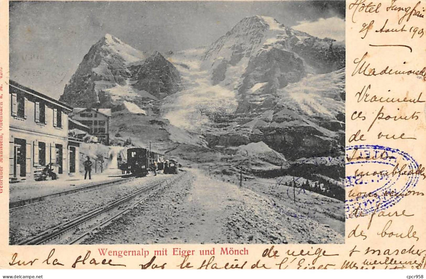 SUISSE - SAN49781 - Wengernalp Mit Eiger Und Mönch - En L'état - Andere & Zonder Classificatie