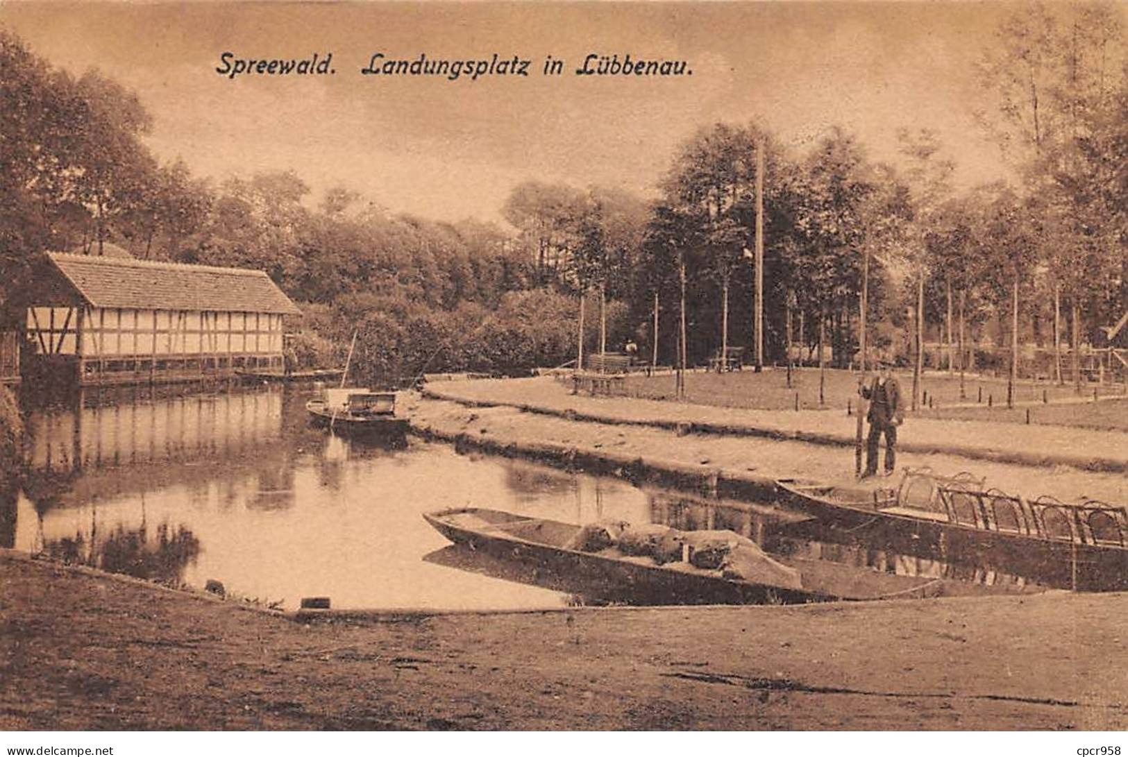 ALLEMAGNE - SAN49724 - Spreewald - Landungsplatz In Lübbenau - Sonstige & Ohne Zuordnung