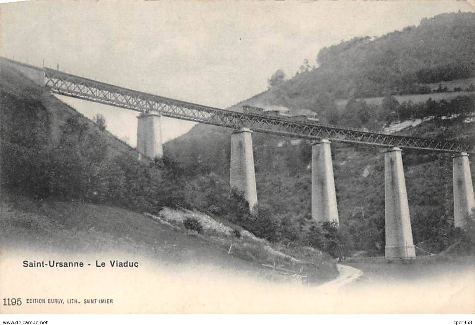 SUISSE - SAN49782 - Saint Ursanne - Le Viaduc - Train - Autres & Non Classés