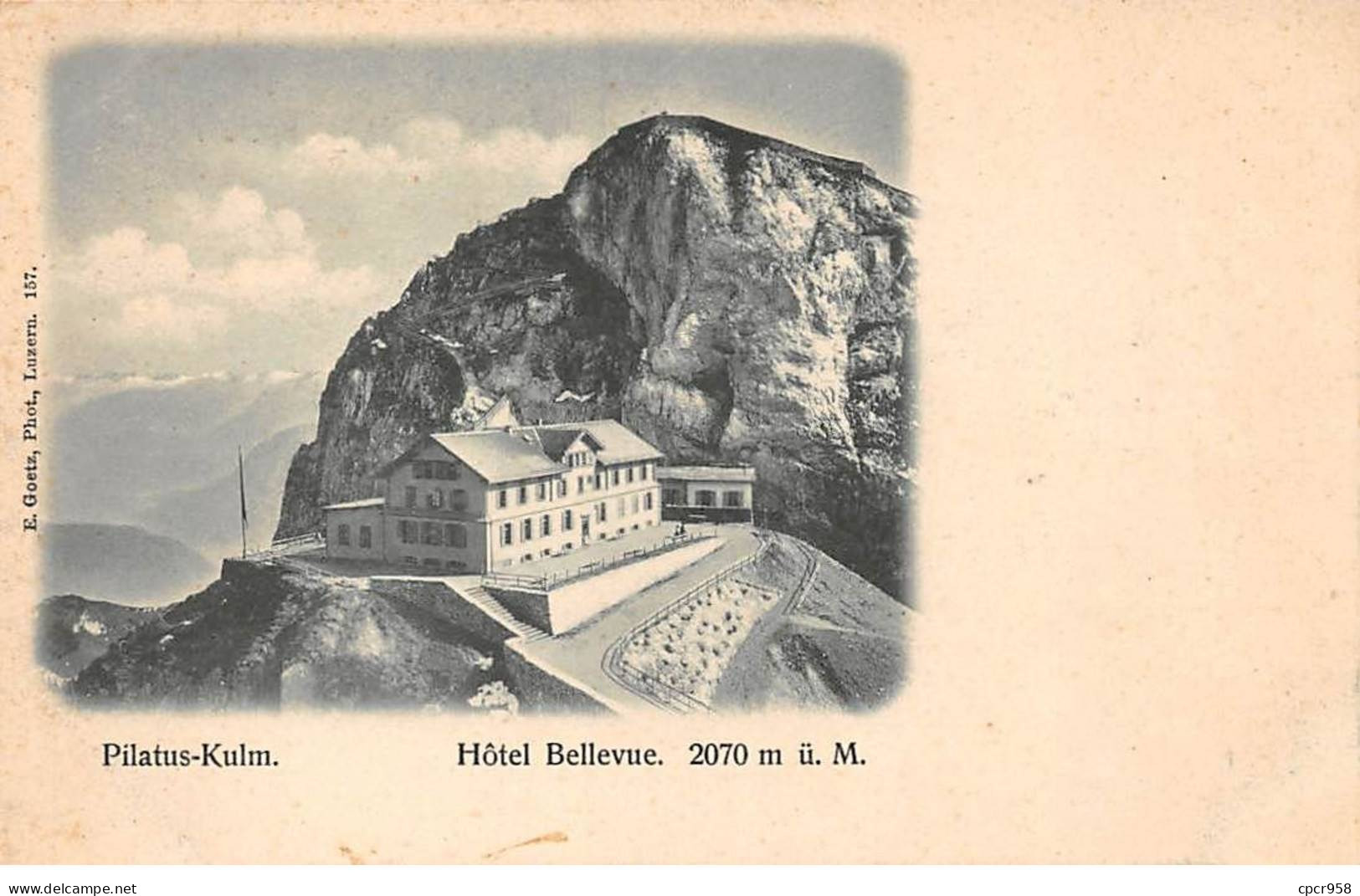 SUISSE - SAN49818 - Pilatus Kulm - Hôtel Bellevue - Andere & Zonder Classificatie