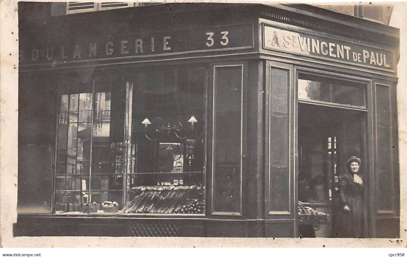 92 - N°83444 - COLOMBES -  Boulangerie à St. Vincent De Paul - Commerce, Métier - Carte Photo - Colombes