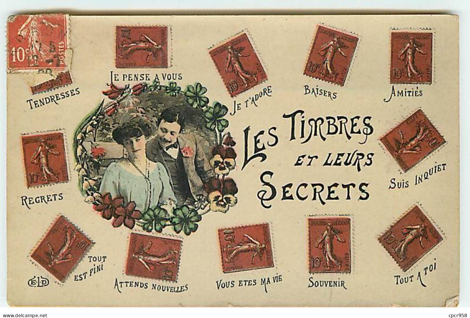 Fantaisie - N°83450 - Les Timbres Et Leurs Secrets - Tendresses, Je Pense à Vous ... - Other & Unclassified