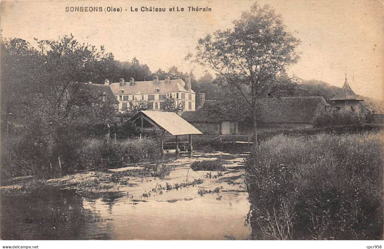 60 - SONGEONS - SAN51786 - Le Château Et Le Thérain - Songeons