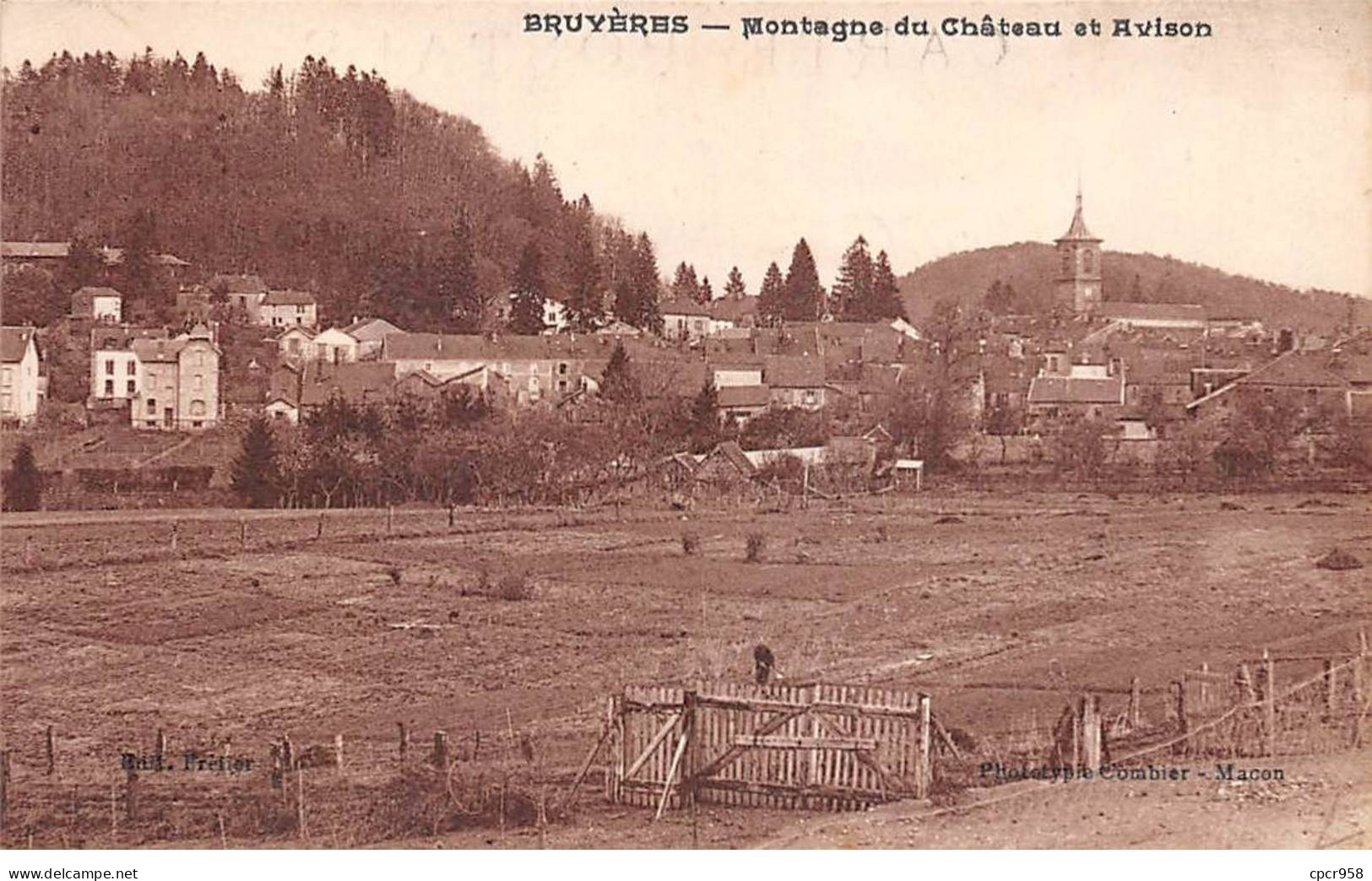 88 - BRUYERES - SAN45394 - Montagne Du Château Et Avison - Bruyeres