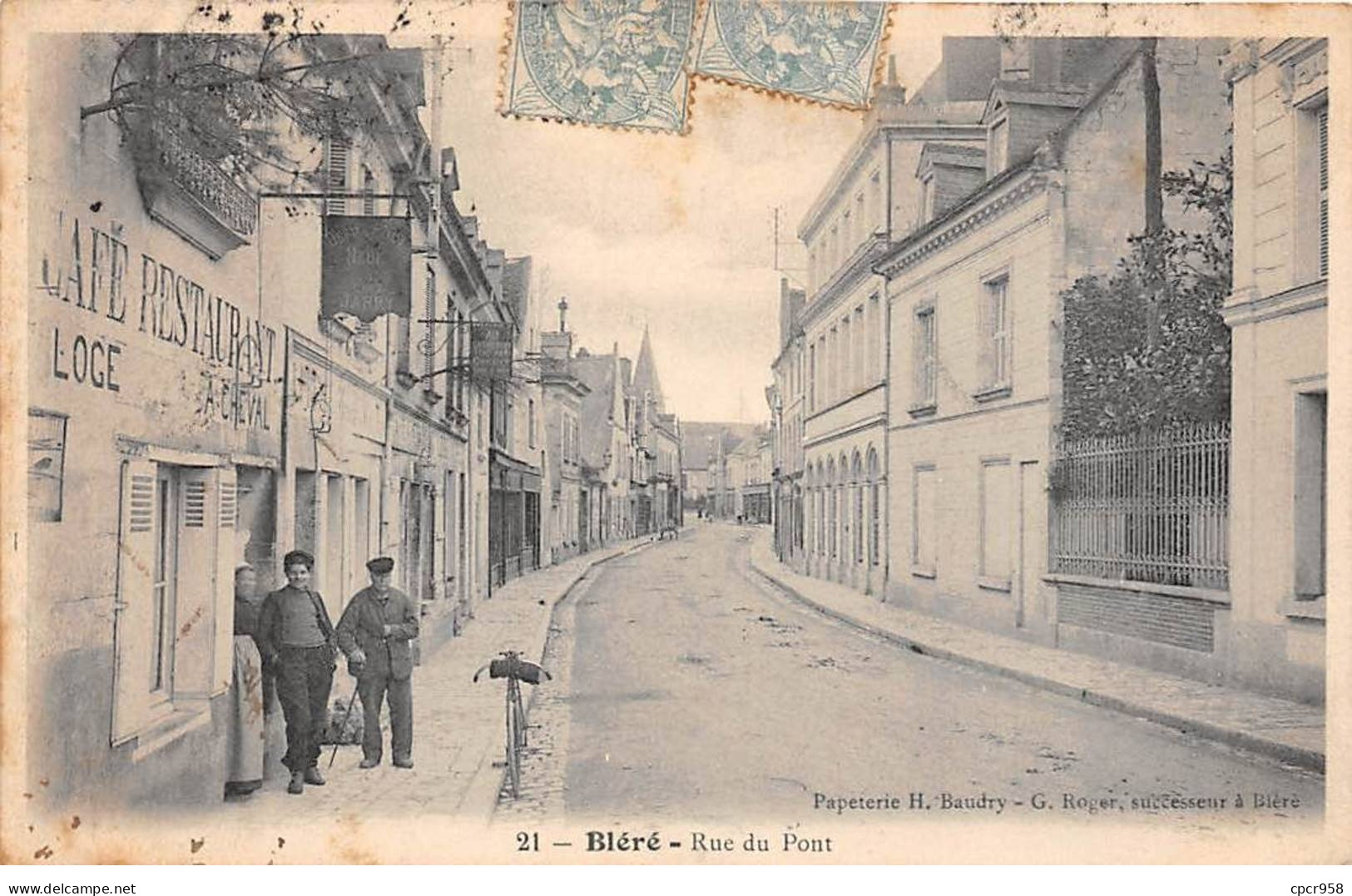 37 - BLERE - SAN46196 - Rue Du Pont - Bléré