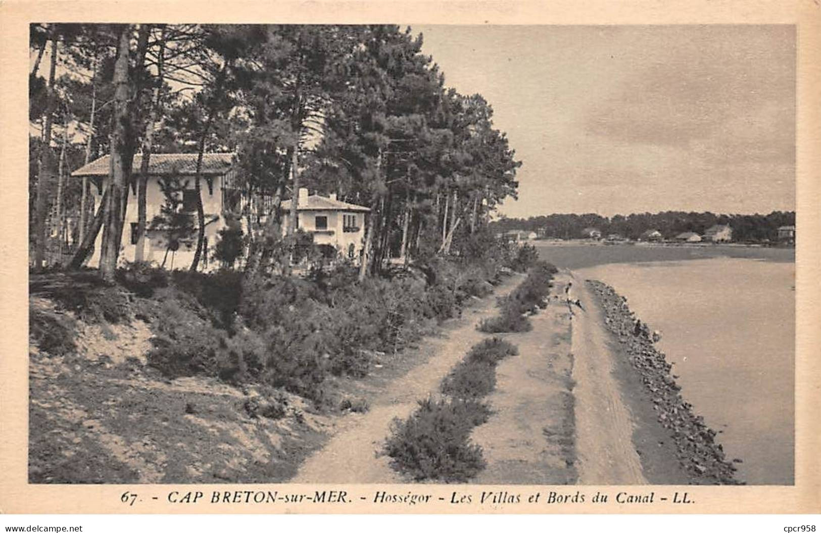 40 - CAP BRETON SUR MER - SAN46218 - Hosségor - Les Villas Et Bords Du Canal - Capbreton