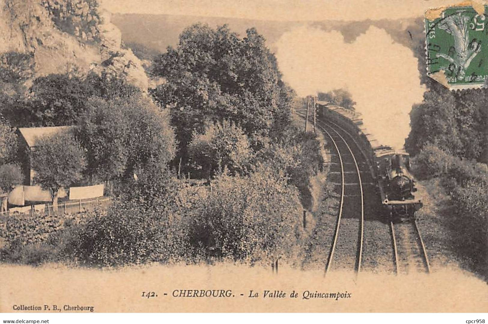 50 - CHERBOURG - SAN46296 - La Vallée De Quincampoix -Train - Cherbourg