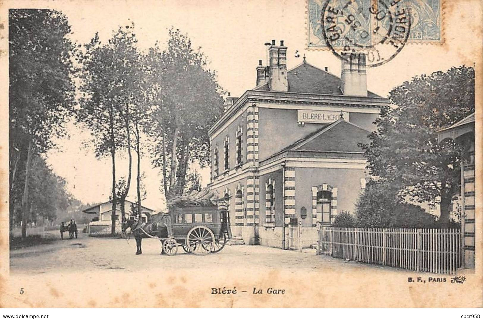 37 - BLERE - SAN46194 - La Gare - Bléré