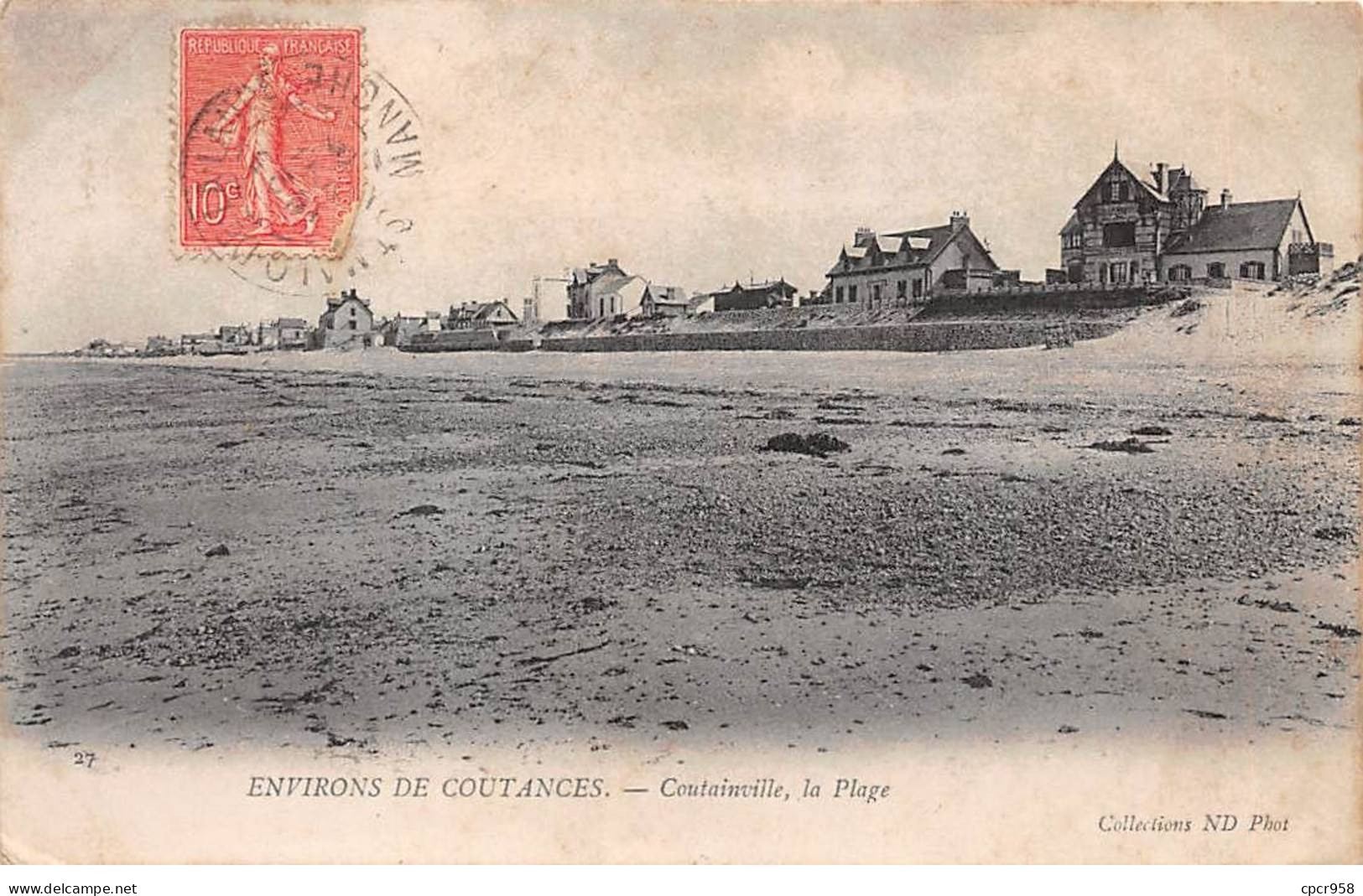 50 - COUTAINVILLE - SAN46322 - Environs De Coutances - La Plage - En L'état - Altri & Non Classificati