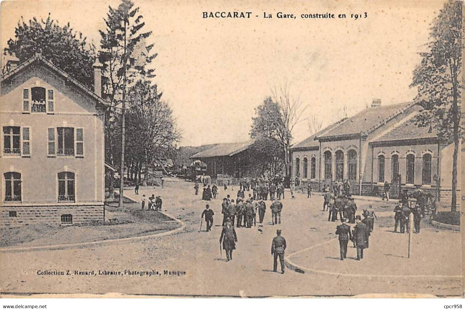 54 - BACCARAT - SAN46364 - La Gare - Construite En 1913 - Baccarat