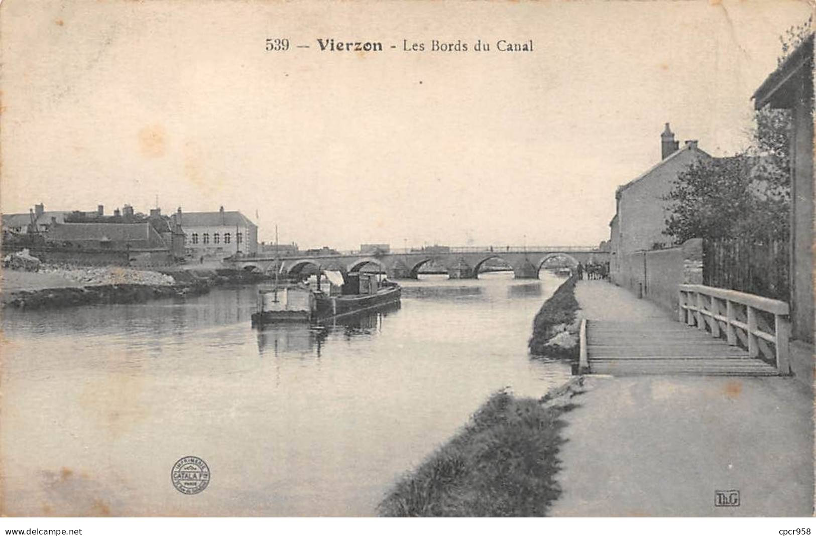 18 - VIERZON - SAN46432 - Les Bords Du Canal - Vierzon