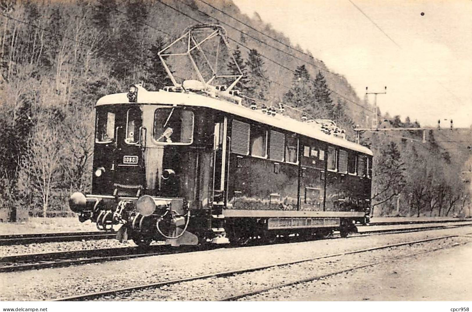 SUISSE - SAN57685 - Locomotive électrique à Courant Monophasé - Locomotives Suisse - Chemin De Fer Fédéraux - Sonstige & Ohne Zuordnung