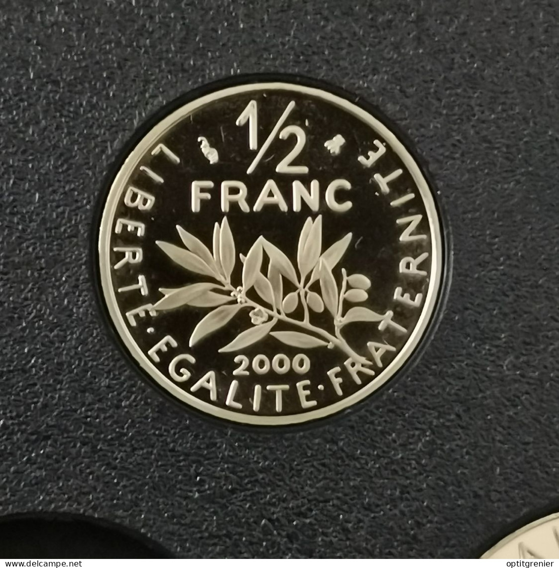 1/2 FRANC SEMEUSE 2000 BE DU COFFRET / FRANCE - 1/2 Franc