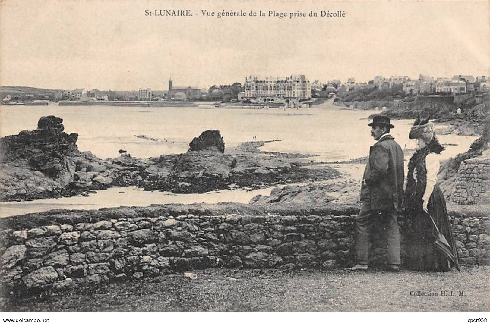 35 - ST LUNAIRE - SAN44764 - Vue Générale De La Plage Prise Du Décollé - Saint-Lunaire