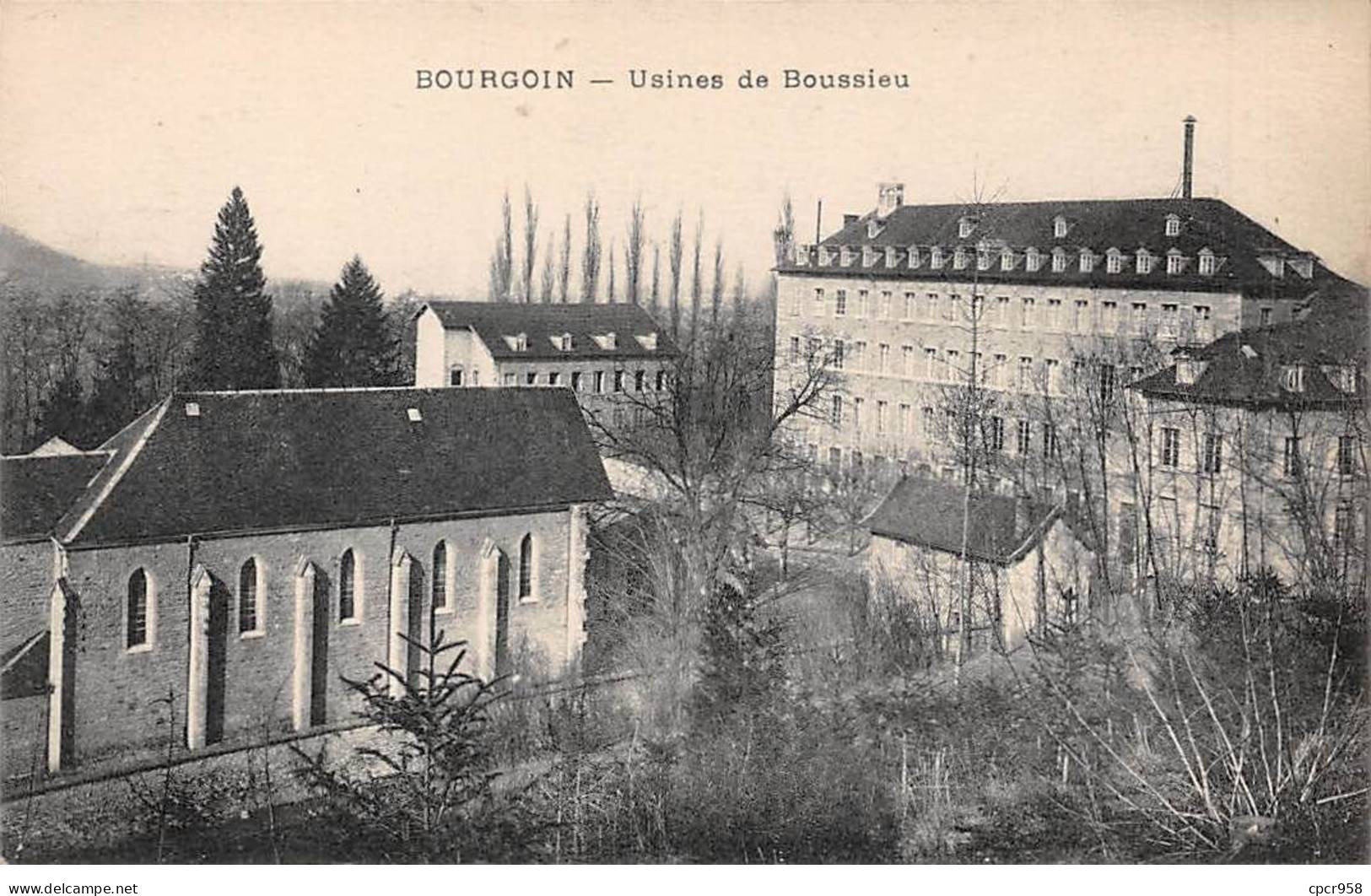 38 - BOURGOIN - SAN44778 - Usines De Boussieu - Bourgoin